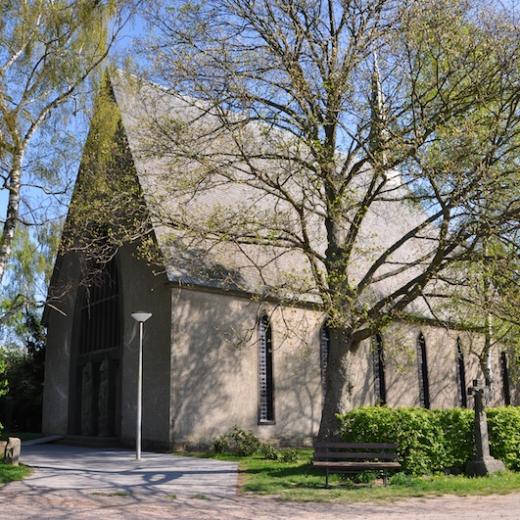 Schwanenkirche Roes Haupteingang